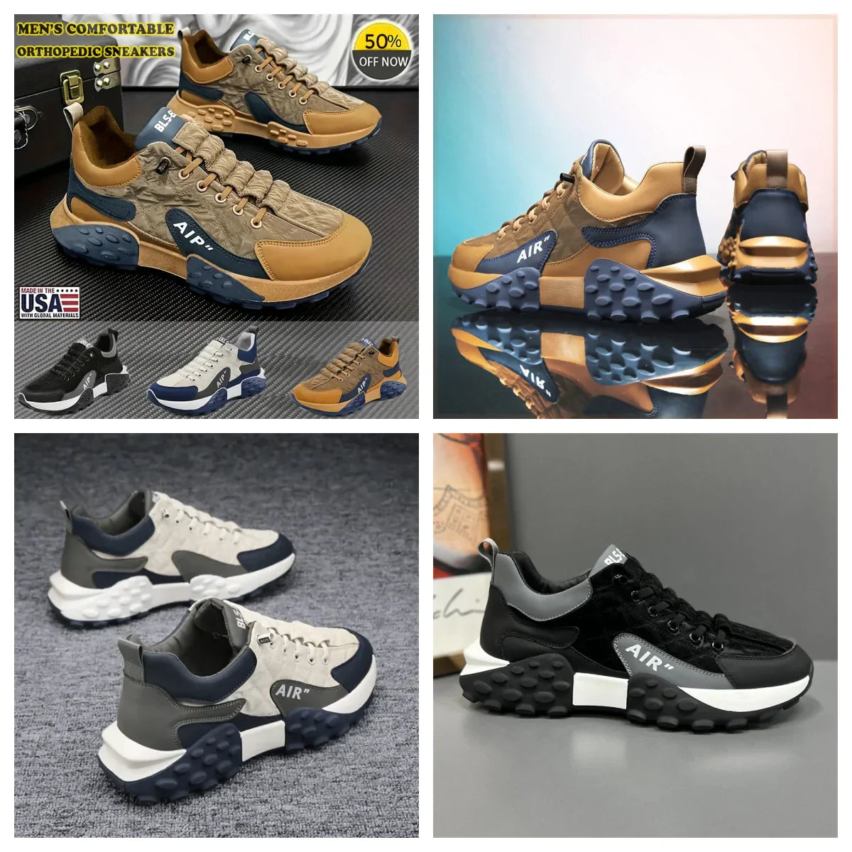 ⏰50% de desconto hoje - não perca! ✅Mocassins luxuosos feitos de camurça alemã, macios e confortáveis 🚶♂️➡️Suporte para o arco do pé - alivia a dor nos pés
