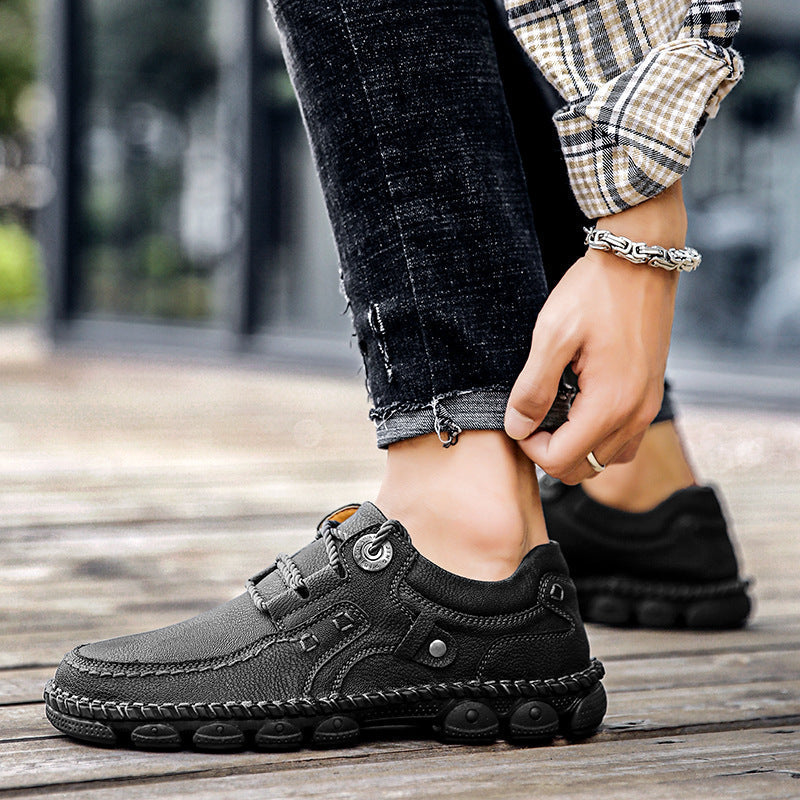 đ Sapatos ortopĂ©dicos para homem feitos em pele de bezerrođ Costurados Ă  mĂŁoâ
 Alivia as dores nos pés - Caminhada confortåvel