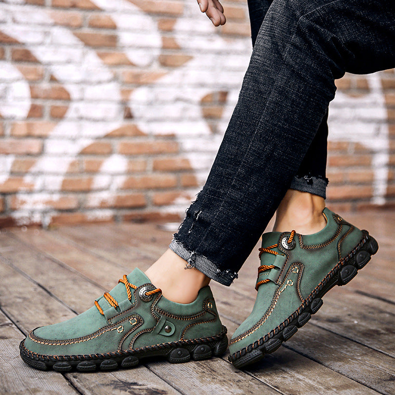 đ Sapatos ortopĂ©dicos para homem feitos em pele de bezerrođ Costurados Ă  mĂŁoâ
 Alivia as dores nos pés - Caminhada confortåvel