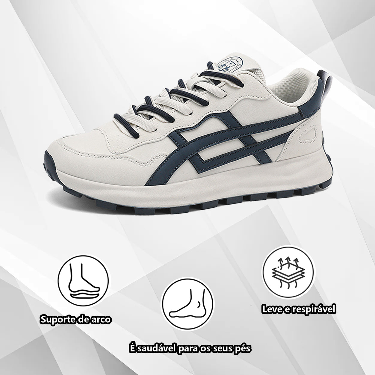 (🔥50% de desconto hoje - agarre!) Sapatos ortopédicos elegantes e premium 👞 - Design ergonómico para alívio da dor