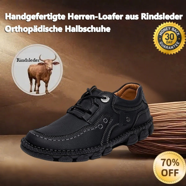 đ Sapatos ortopĂ©dicos para homem feitos em pele de bezerrođ Costurados Ă  mĂŁoâ
 Alivia as dores nos pés - Caminhada confortåvel