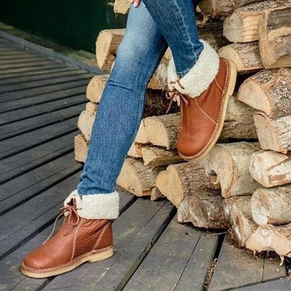 (🔥50% de desconto hoje - não perca esta oportunidade) ⏰ - Botas vintage de pele de carneiro macias e confortáveis (suporte de arco - facilita o caminhar)