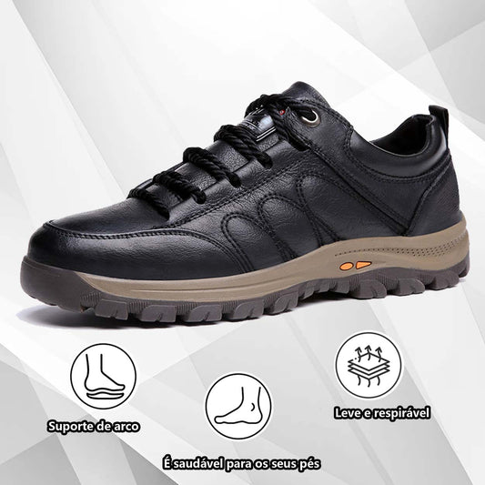 (🔥50% de desconto hoje - agarre!) Sapatos ortopédicos elegantes e premium 👞 - Design ergonómico para alívio da dor