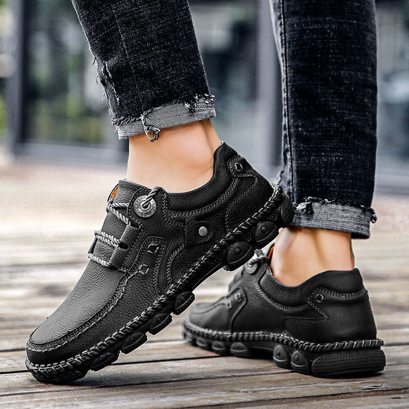 đ Sapatos ortopĂ©dicos para homem feitos em pele de bezerrođ Costurados Ă  mĂŁoâ
 Alivia as dores nos pés - Caminhada confortåvel