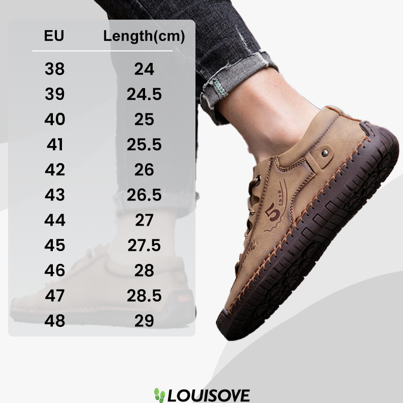 [Sconto del 50% oggi - da non perdere] Scarpe ortopediche dal design ergonomico - pelle di alta qualità + cucite a mano