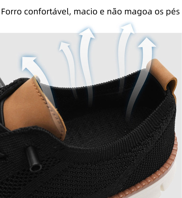 [⏰Desconto de 50% por tempo limitado - não perca] Sapatos ortopédicos com design ergonómico - Design sem a necessidade de amarrar as laces dos sapatoss👞