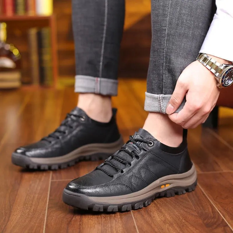 🔥50% de desconto hoje - agarre! 👞  Sapatos ortopédicos elegantes e premium 👞 - Design ergonómico para alívio da dor