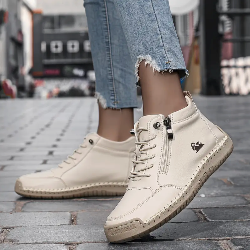 🔥 50% de desconto – Não perca | Calçados selecionados em couro de bezerro – sapatos ortopédicos – 👞 – duráveis, antiderrapantes e impermeáveis | suporte para o arco do pé, alívio da dor, unissex