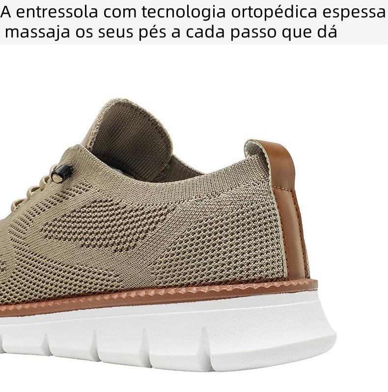 [⏰Desconto de 50% por tempo limitado - não perca] Sapatos ortopédicos com design ergonómico - Design sem a necessidade de amarrar as laces dos sapatoss👞