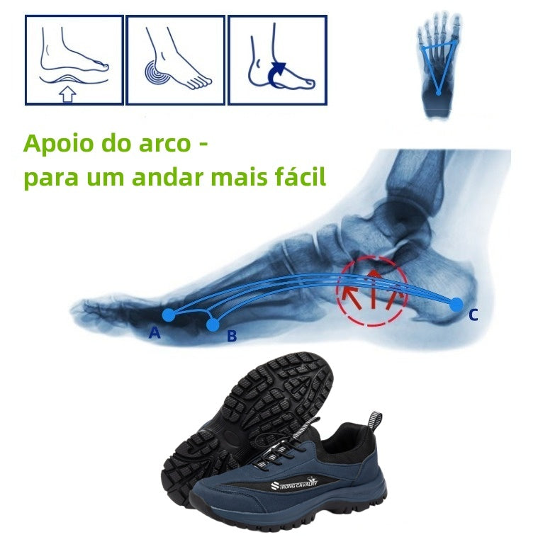 [⏰Desconto de 50% por tempo limitado - Não perca] Calçado ortopédico para caminhadas com design ergonómico - Alivia a dor facilmente 👞