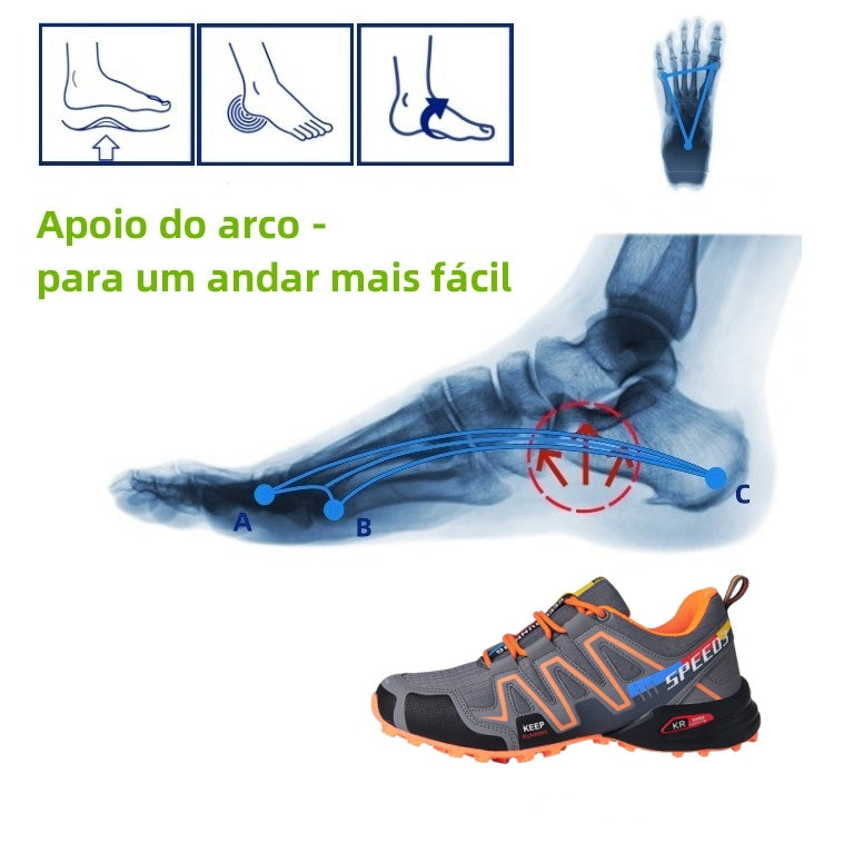 [⏰Desconto de 50% por tempo limitado - Não perca] Calçado ortopédico para caminhadas com design ergonómico - Alivia a dor facilmente 👞