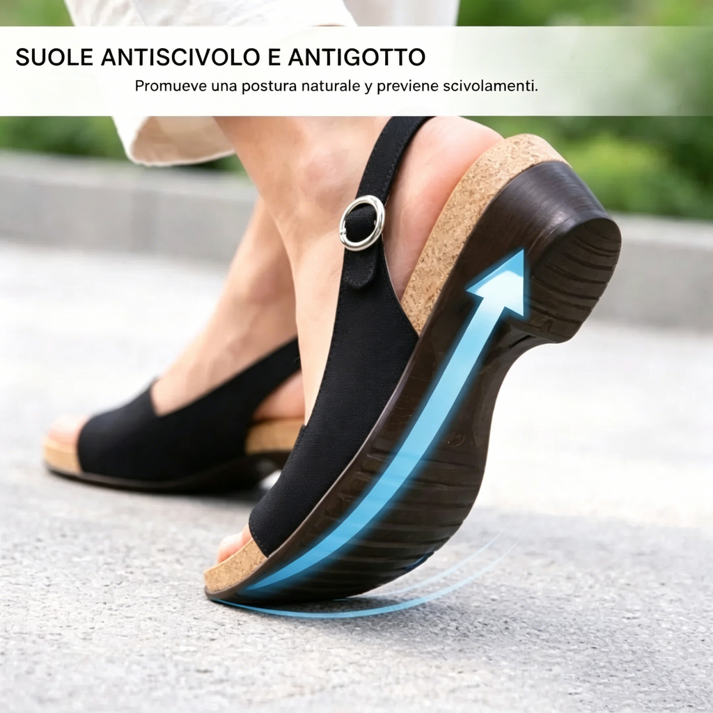 Sandálias ortopédicas – Sandálias confortáveis para mulheres | Suporte ergonômico