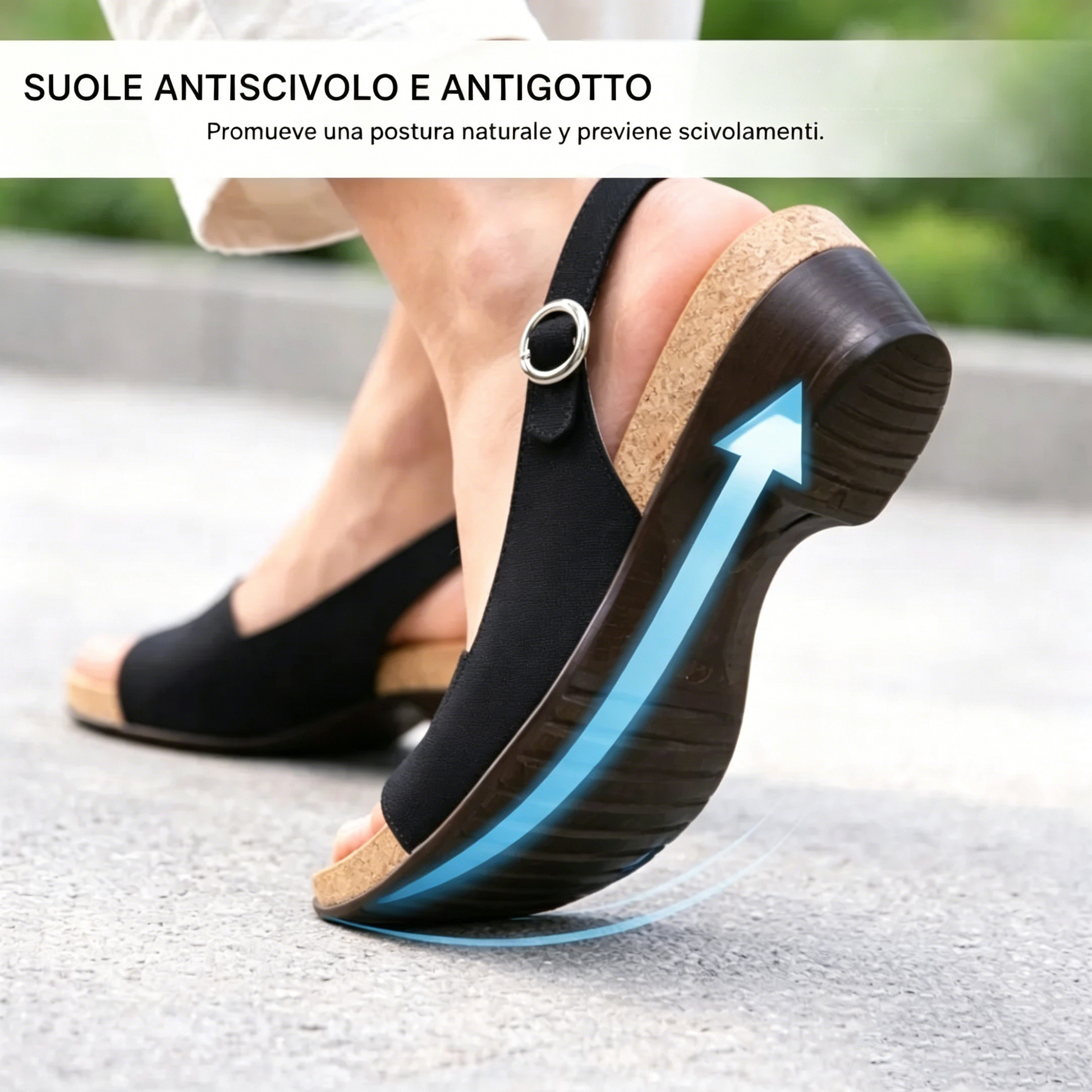 Sandálias ortopédicas – Sandálias confortáveis para mulheres | Suporte ergonômico