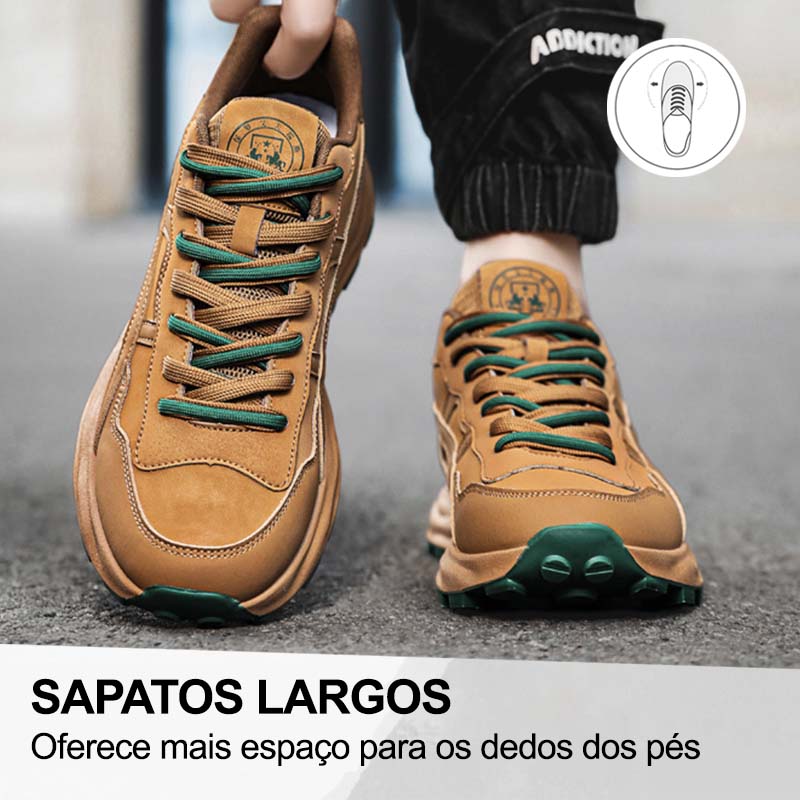 (🔥50% de desconto hoje - agarre!) Sapatos ortopédicos elegantes e premium 👞 - Design ergonómico para alívio da dor