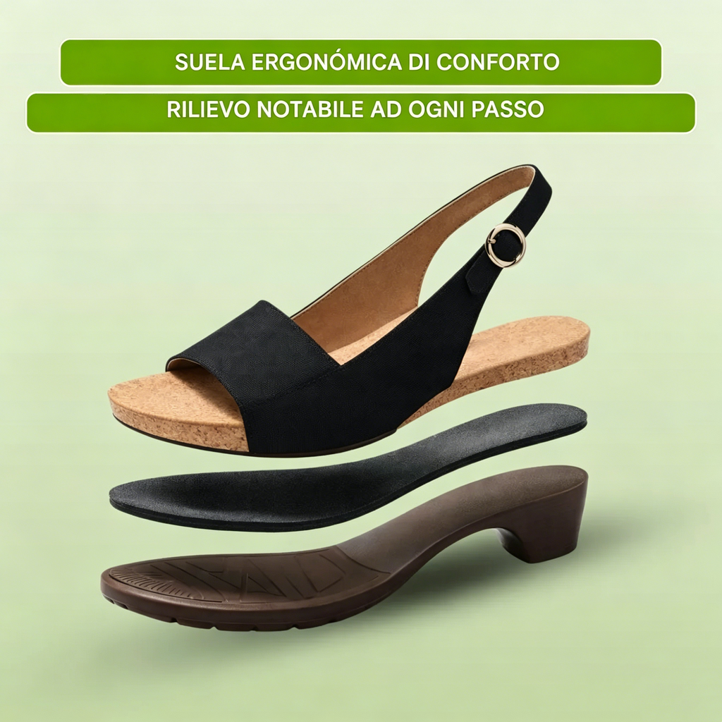 Sandálias ortopédicas – Sandálias confortáveis para mulheres | Suporte ergonômico