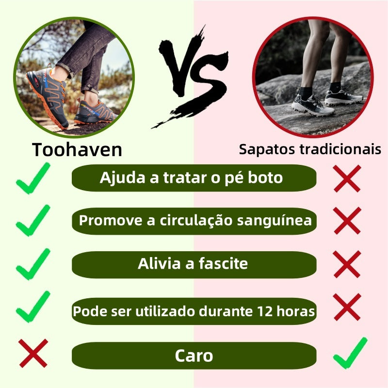 [⏰Desconto de 50% por tempo limitado - Não perca] Calçado ortopédico para caminhadas com design ergonómico - Alivia a dor facilmente 👞