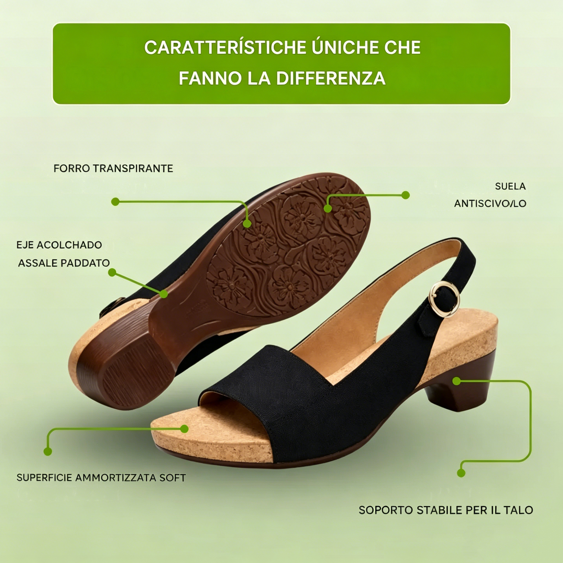 Sandálias ortopédicas – Sandálias confortáveis para mulheres | Suporte ergonômico