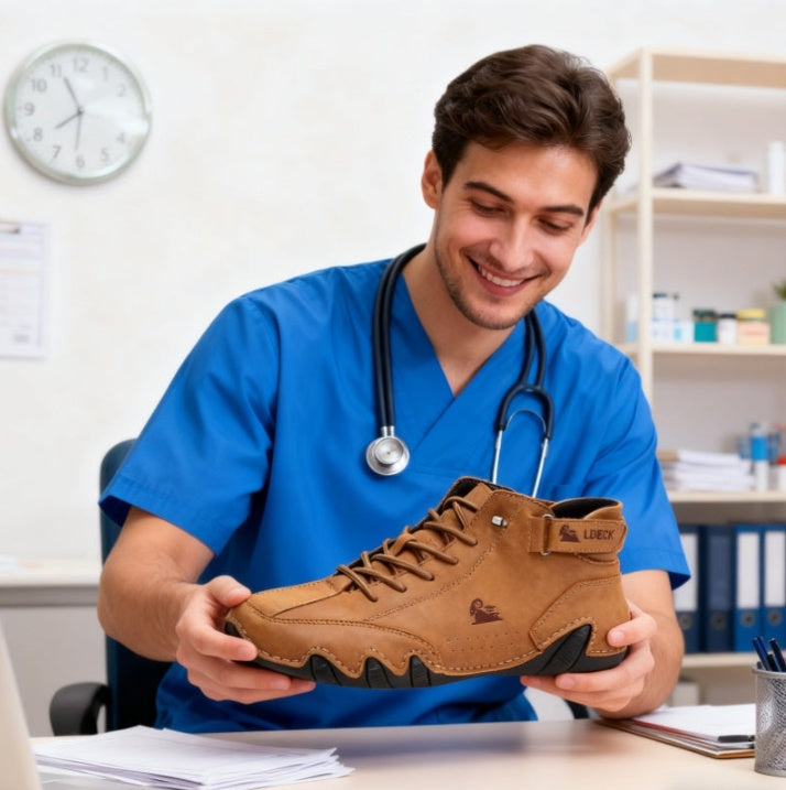 🔥50% de desconto⏰ - Sapatos de caminhada ergonômicos Biaotok® - Costurados à mão 👞