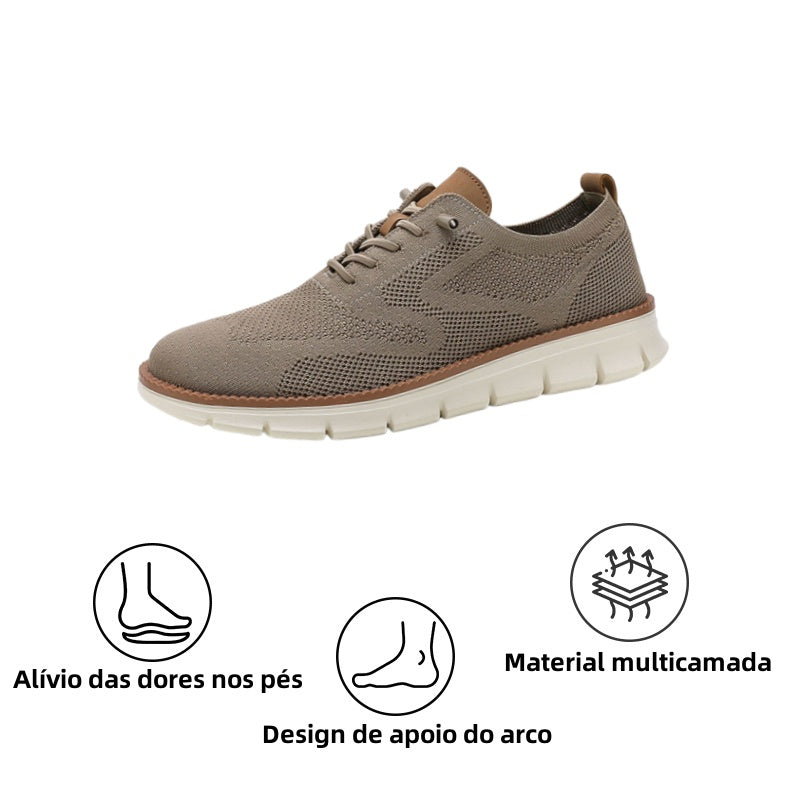 [⏰Desconto de 50% por tempo limitado - não perca] Sapatos ortopédicos com design ergonómico - Design sem a necessidade de amarrar as laces dos sapatoss👞