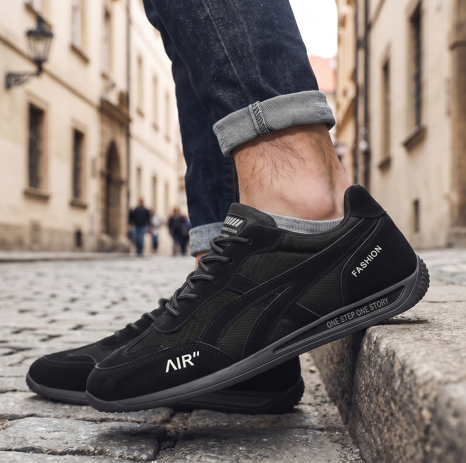 🔥 Oferta especial de hoje com 56% de desconto🎁Sapatos ortopédicos masculinos para caminhada ✅ Respiráveis e antiderrapantes - Diga adeus à dor nos pés e desfrute de conforto o dia todo!