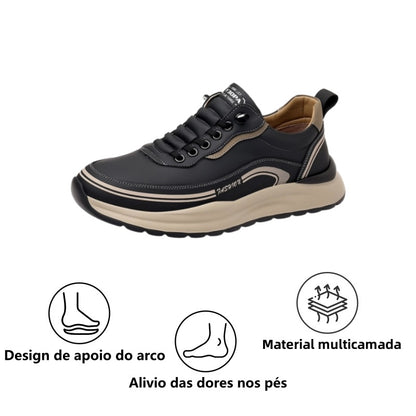 [⏰Desconto limitado de 50% - Enquanto durarem os estoques] Calçado ortopédico com design ergonômico - para aliviar dores nos pés, articulações, joelhos e costas👞