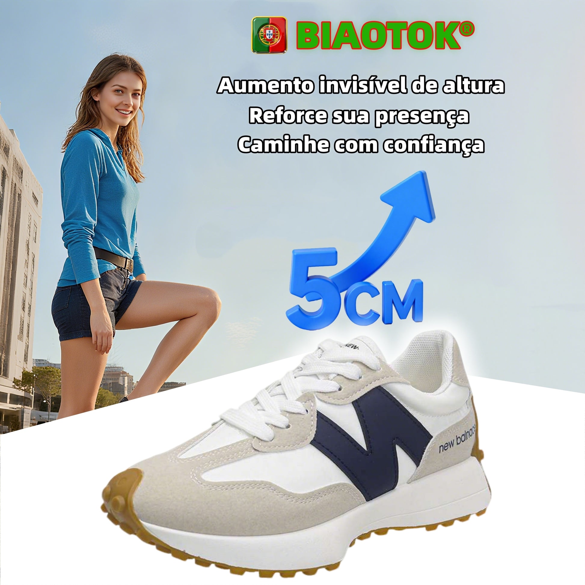 ⏰50% de desconto hoje | Biaotok® 👟 Tênis com biqueira larga | Reduz a pressão nos pés e alivia a dor