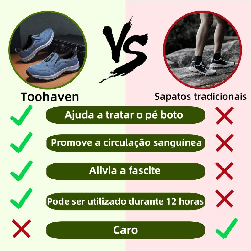 [⏰Desconto de 50% por tempo limitado - Não perca] Calçado ortopédico para caminhadas com design ergonómico - Alivia a dor facilmente 👞