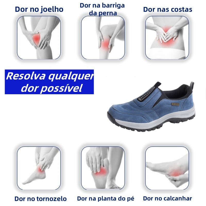 [⏰Desconto de 50% por tempo limitado - Não perca] Calçado ortopédico para caminhadas com design ergonómico - Alivia a dor facilmente 👞