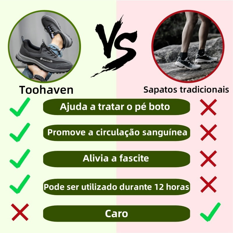 [⏰Desconto de 50% por tempo limitado - Não perca] Calçado ortopédico para caminhadas com design ergonómico - Alivia a dor facilmente 👞