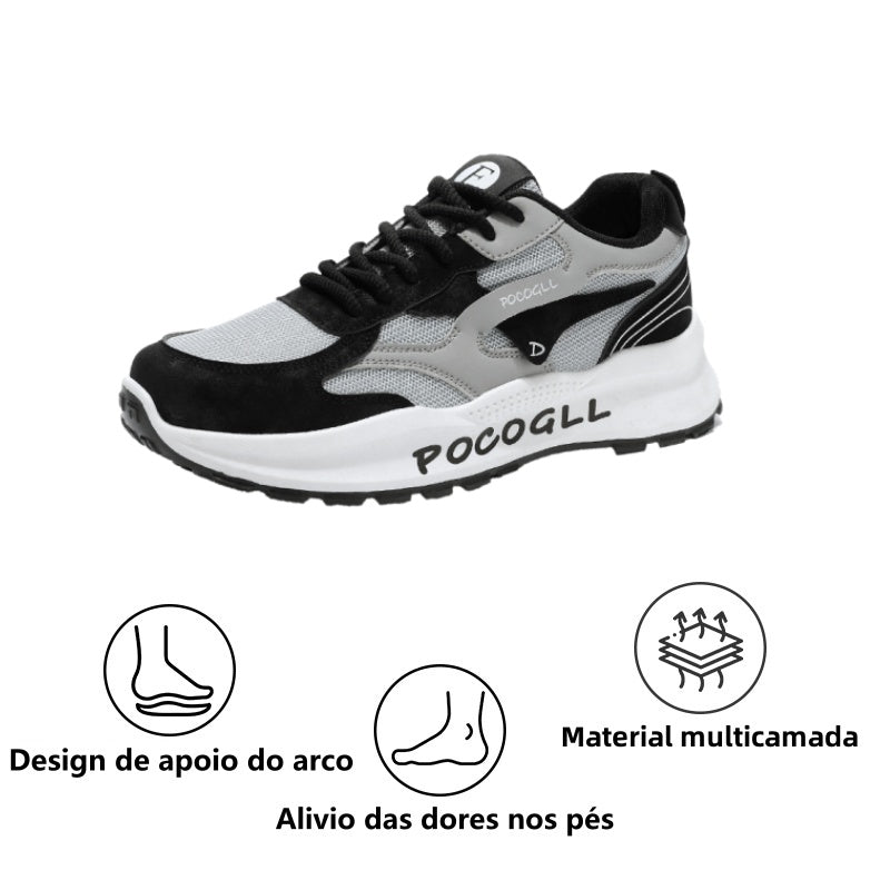 [⏰Desconto de 50% por tempo limitado - Não perca] Calçado ortopédico para caminhadas com design ergonómico - Alivia a dor facilmente 👞