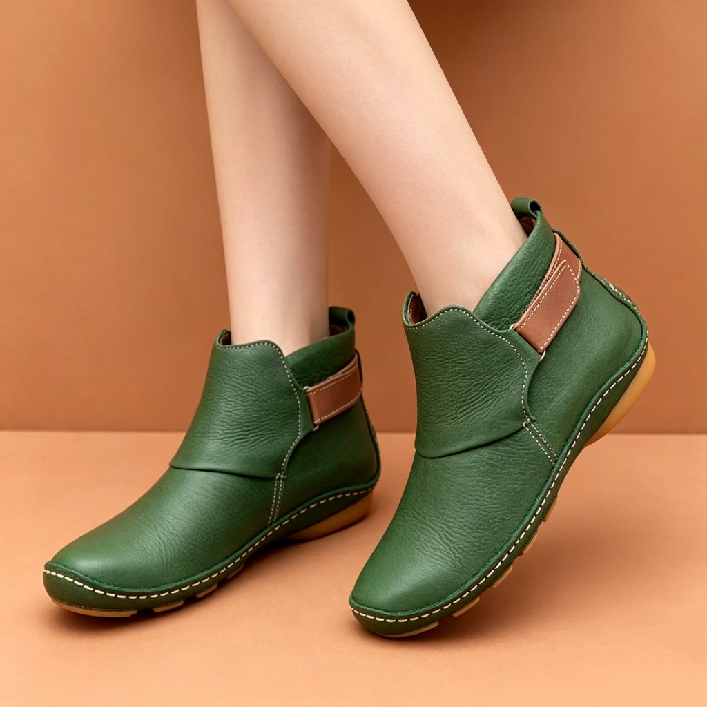 🔥50% de desconto hoje - não perca ⏰- Sapatos ortopédicos em pele macios e confortáveis - design ergonómico (alivia facilmente as dores nos pés)
