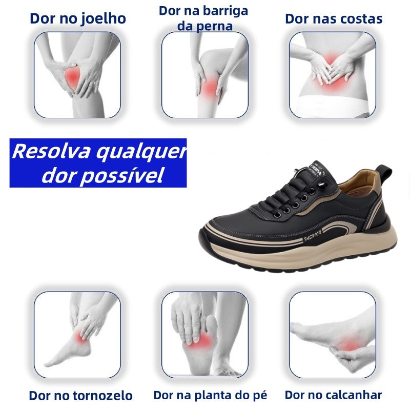 [⏰Desconto limitado de 50% - Enquanto durarem os estoques] Calçado ortopédico com design ergonômico - para aliviar dores nos pés, articulações, joelhos e costas👞