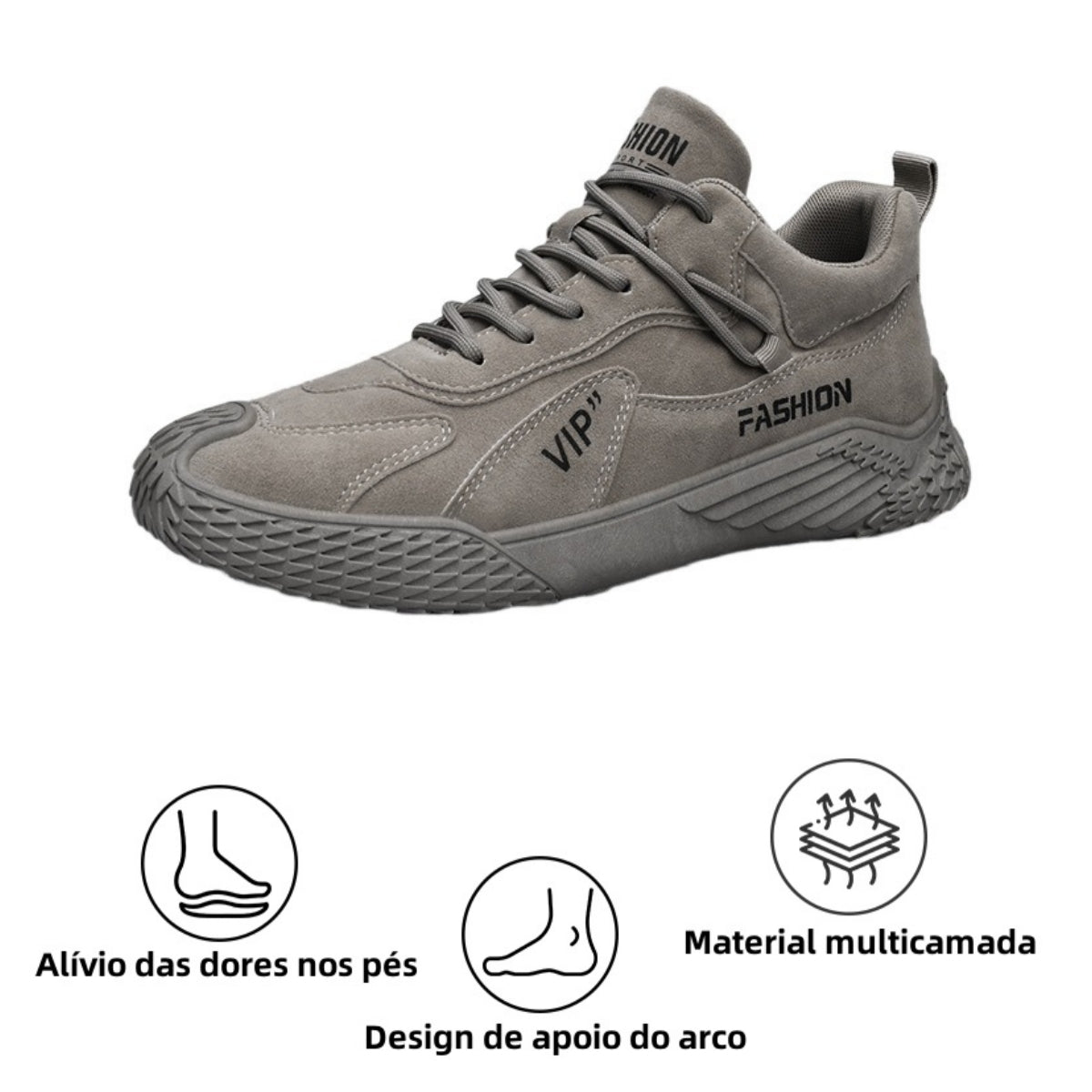 [⏰Desconto de 50% por tempo limitado - Não perca] Sapatos ortopédicos com design ergonómico - Couro premium + costurado à mão 👞