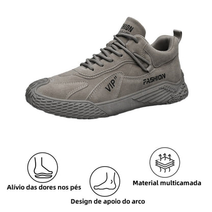 [⏰Desconto de 50% por tempo limitado - Não perca] Sapatos ortopédicos com design ergonómico - Couro premium + costurado à mão 👞