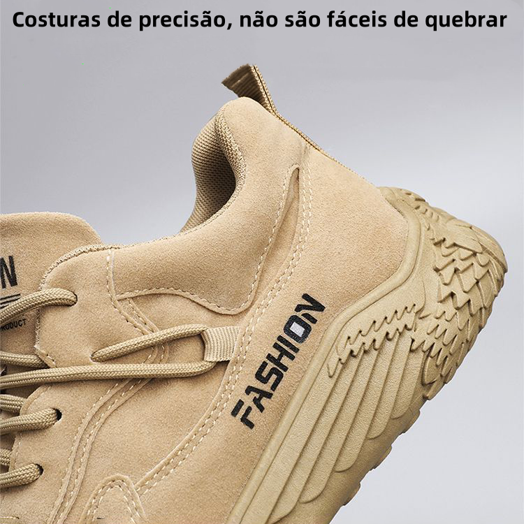 [⏰Desconto de 50% por tempo limitado - Não perca] Sapatos ortopédicos com design ergonómico - Couro premium + costurado à mão 👞