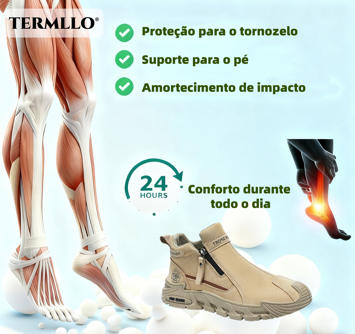 Biaotok® | Calçado ortopédico desportivo ergonómico, macio e confortável ✅ | Suporte para o arco do pé para aliviar o desconforto