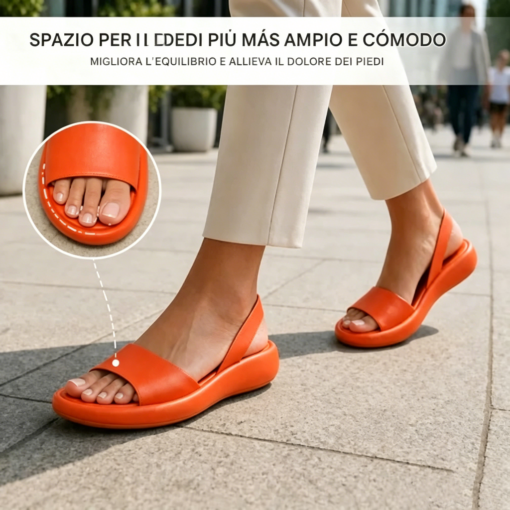 Sandálias ortopédicas – Sandálias confortáveis para mulheres | Suporte ergonômico