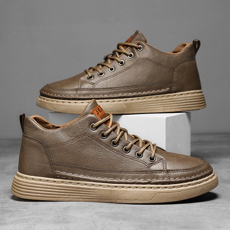 Sapatos de caminhada Biaotok® | Fabricados com pele de bezerro australiana ✅ Suporte para o arco do pé para alívio da dor: Caminhada confortável