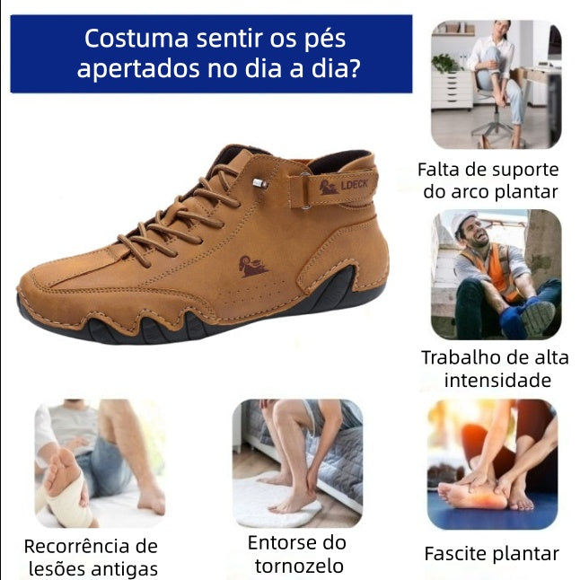 🔥50% de desconto⏰ - Sapatos de caminhada ergonômicos Biaotok® - Costurados à mão 👞