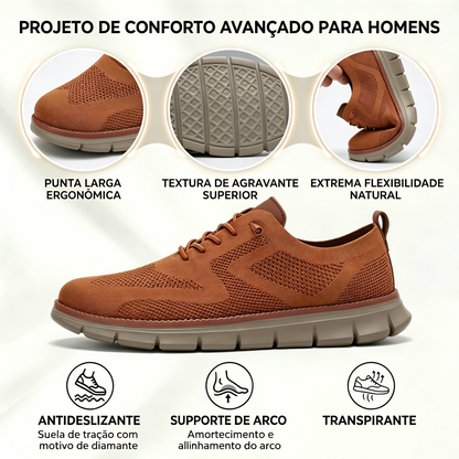🔥50% de desconto hoje - não perca! | Calçado ortopédico ergonômico, macio e confortável para uso diário e esportes - ✅Suporte para o arco do pé facilita a caminhada