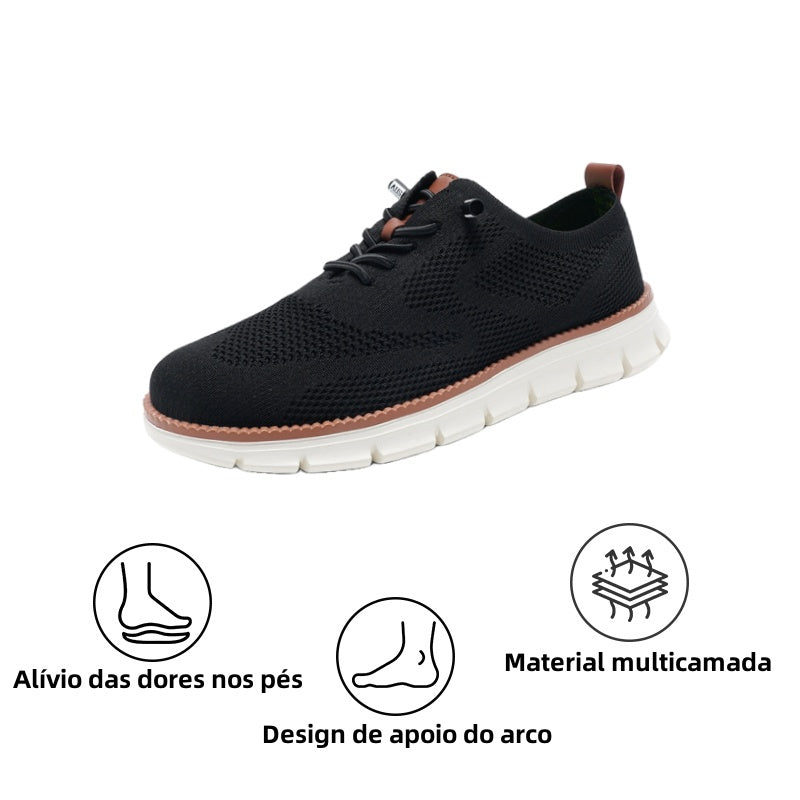 [⏰Desconto de 50% por tempo limitado - não perca] Sapatos ortopédicos com design ergonómico - Design sem a necessidade de amarrar as laces dos sapatoss👞