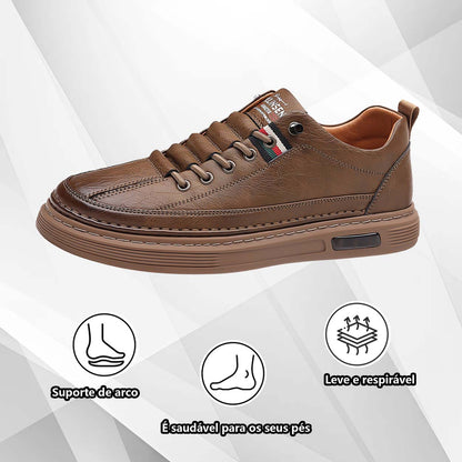 (🔥50% de desconto hoje - agarre!) Sapatos ortopédicos elegantes e premium 👞 - Design ergonómico para alívio da dor