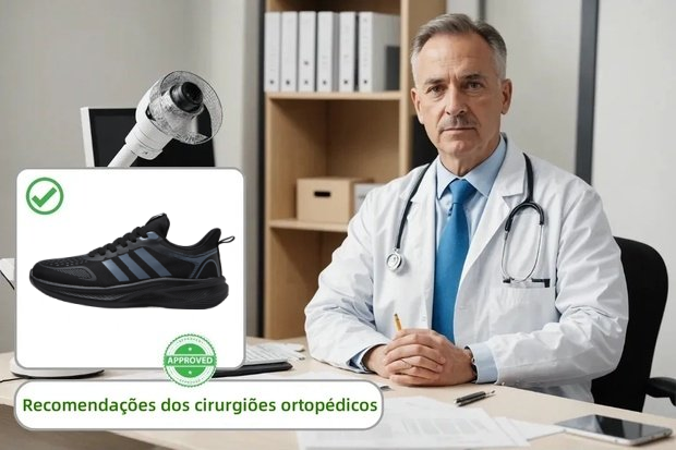 [⏰Desconto de 50% por tempo limitado - não perca] Sapatos ortopédicos com design ergonómicos 👞 Use-os e cada passo será uma massagem nos pés