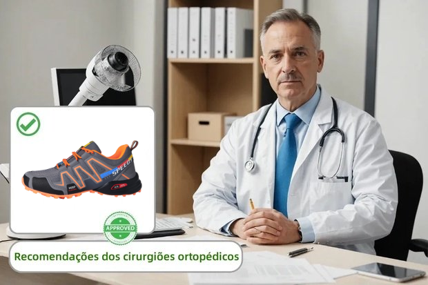 [⏰Desconto de 50% por tempo limitado - Não perca] Calçado ortopédico para caminhadas com design ergonómico - Alivia a dor facilmente 👞