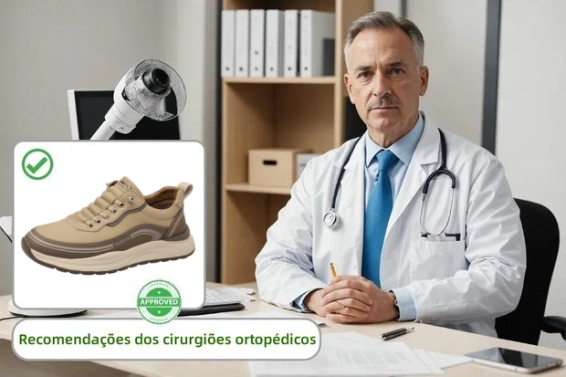 [⏰Desconto limitado de 50% - Enquanto durarem os estoques] Calçado ortopédico com design ergonômico - para aliviar dores nos pés, articulações, joelhos e costas👞