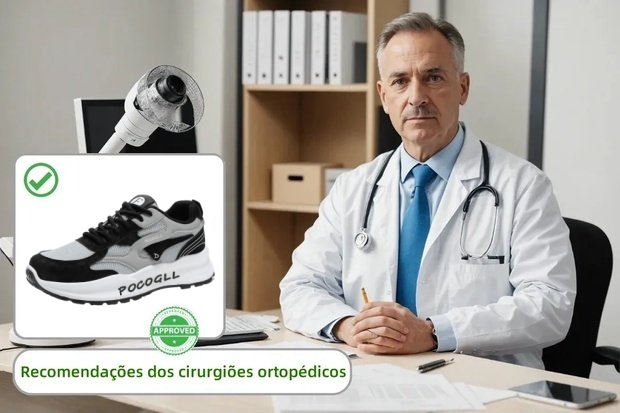 [⏰Desconto de 50% por tempo limitado - Não perca] Calçado ortopédico para caminhadas com design ergonómico - Alivia a dor facilmente 👞