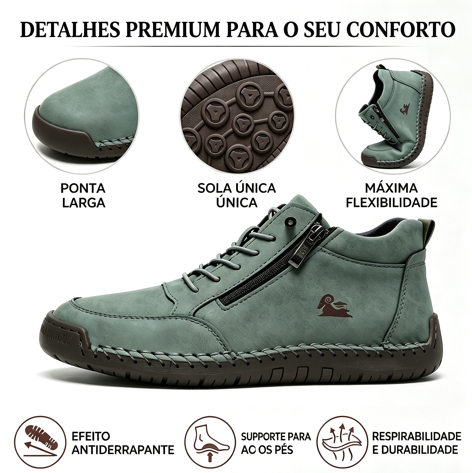 🔥 50% de desconto – Não perca | Calçados selecionados em couro de bezerro – sapatos ortopédicos – 👞 – duráveis, antiderrapantes e impermeáveis | suporte para o arco do pé, alívio da dor, unissex