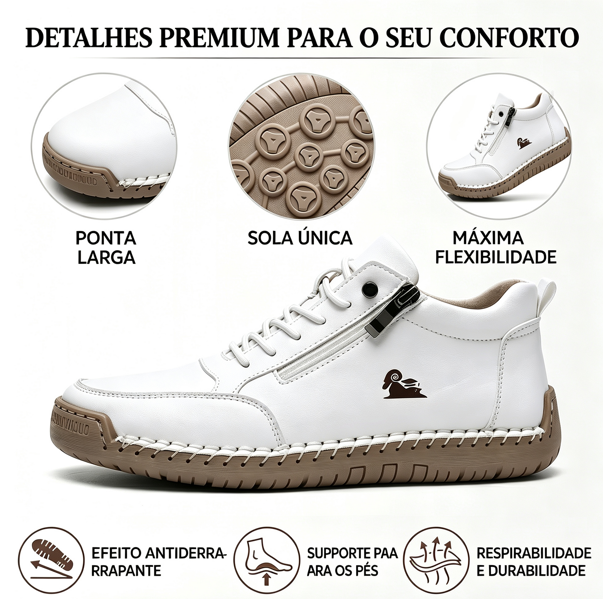 🔥 50% de desconto – Não perca | Calçados selecionados em couro de bezerro – sapatos ortopédicos – 👞 – duráveis, antiderrapantes e impermeáveis | suporte para o arco do pé, alívio da dor, unissex