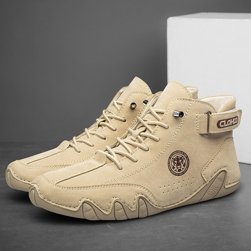 [⏰Desconto de 50% por tempo limitado - Não perca] Sapatos ortopédicos com design ergonómico - Couro premium + costurado à mão 👞