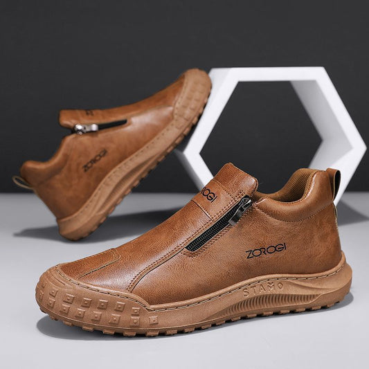 🔥50% de desconto hoje - Promoção de Natal por tempo limitado⏰- Sapatos de couro italiano macios e confortáveis com suporte de arco - facilitam a caminhada